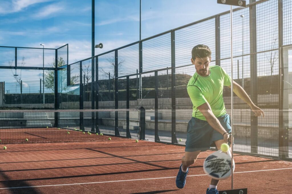 Contra pared padel