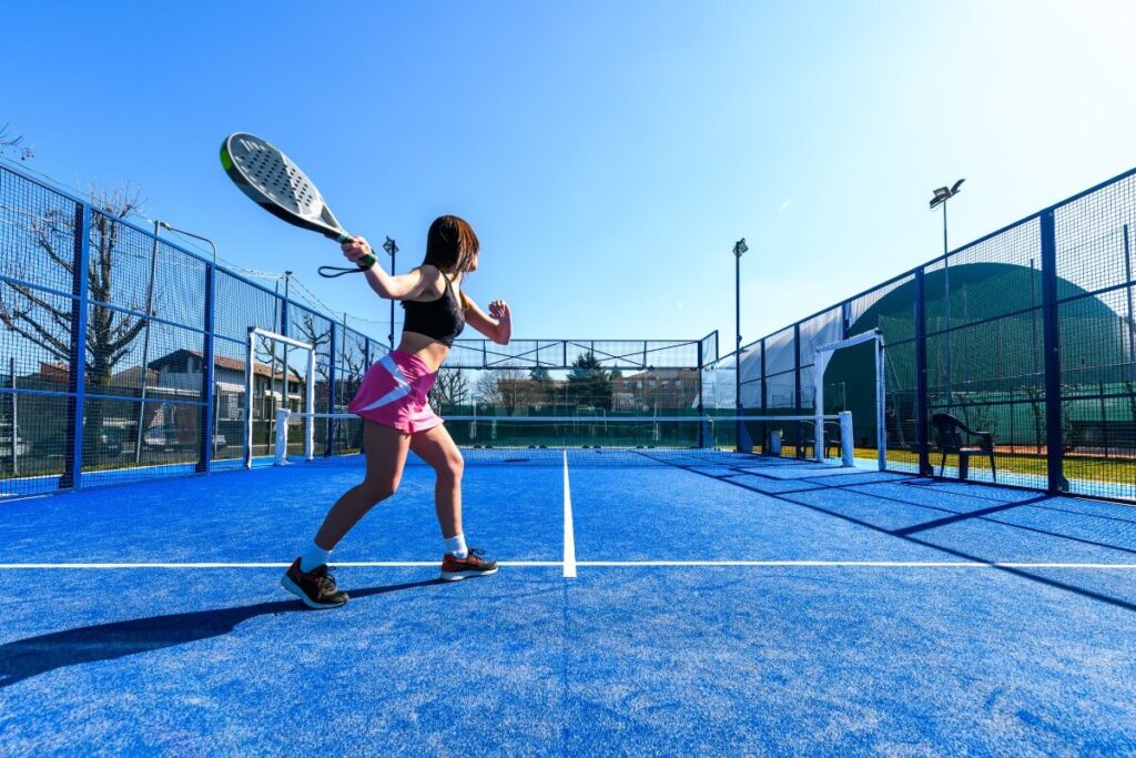 Padel les vrouwen